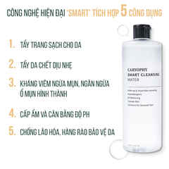 Nước Tẩy Trang Caryophy Smart Cleansing Water 60-300-500ml