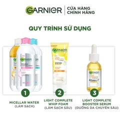 Nước Tẩy Trang Garnier Làm Sạch & Mềm Da Micellar Cleasing Water 400ml