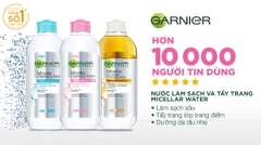 Nước Tẩy Trang Garnier Làm Sạch & Mềm Da Micellar Cleasing Water 400ml