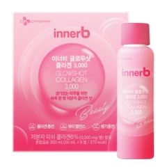 Nước Uống Collagen Giúp Đẹp Da InnerB Glowshot Collagen 3000 6 Chai x 50ml