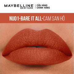 Son Kem Lì Nhẹ Môi Phiên Bản Tông Đất Maybelline New York Sensational The Nudes 7ml