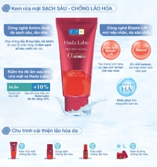 Sữa Rửa Mặt Ngừa Lão Hoá Hada Labo Pro Anti Aging Cleanser 80g