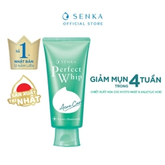 Sữa rửa mặt ngừa mụn Senka Perfect Whip Acne Care 120g