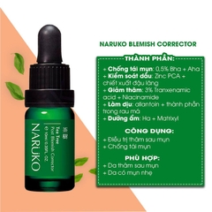 Tinh chất phục hồi tràm trà Naruko Tea Tree Post Blemish Corrector 10ml