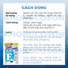 Viên Uống Bổ Sung Vitamin E DHC Nhật Bản