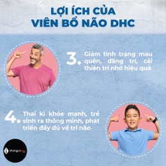 Viên Uống Bổ Não Bổ Sung DHA DHC Nhật Bản