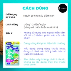 Viên Uống Giảm Cân DHC Forskohlii Soft Capsule Nhật Bản