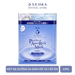 Mặt nạ dưỡng sáng da chống lão hóa Senka Aqua Mask 25ml