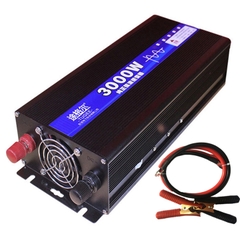 Bộ đổi nguồn kích điện 3000W Inverter sin chuẩn 12V lên 220V Đồng hồ hiển thị thông số
