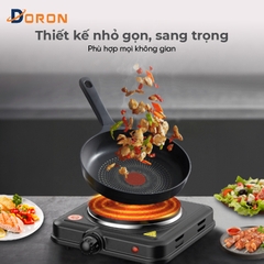 Bếp điện đơn DORON 5109 1500W chống nhiệt, an toàn cho mọi gia đình