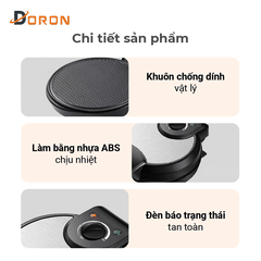 Máy làm ốc quế đơn DORON_123, 1000W làm vỏ ốc quế cuộn