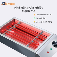 Bếp nướng BBQ điện công nghiệp DORON_169 không khói, nướng hải sản, thịt xiên