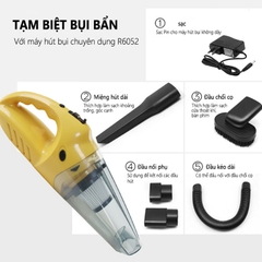 Máy hút bụi cầm tay sạc điện lực hút 3200PA không dây 120W