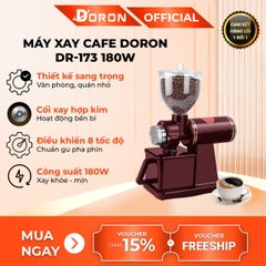 Máy xay cà phê hạt DORON_173,  nghiền cafe 8 cấp độ siêu mịn
