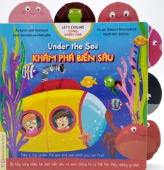 Combo 2 cuốn Sách song ngữ Việt - Anh - Cùng Khám Phá cho bé: Khám phá biển sâu và Tham quan nông trại