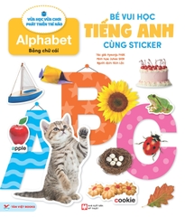 Combo 5 quyển Bé vui học Tiếng Anh cùng Sticker