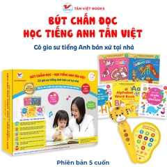 [Phiên Bản 5 Cuốn] Bút Chấm Đọc - Học Tiếng Anh Tân Việt