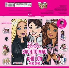Combo 2 cuốn : Barbie – Tô Màu Khổ Lớn ( Năng Động, Phong Cách )