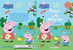 Sách tương tác - Cùng học cùng chơi với Peppa Pig: Cuốn 1 - Peppa yêu động vật