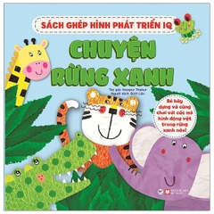 Combo 4 Cuốn Sách Ghép HÌnh Và Phát Triển IQ: Chuyện Về Nông Trại, Chuyện Dưới Đại Dương, Chuyện Rừng Xanh, Chuyện Về Khủng Long