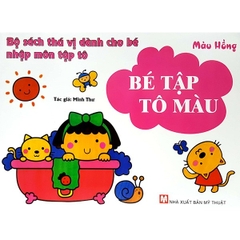 Bé Tập Tô Màu - Màu Hồng