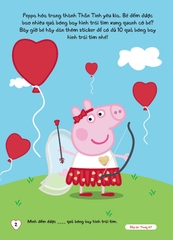Sách tương tác - Cùng học cùng chơi với Peppa Pig Cuốn 2: Ngày lễ Tình nhân ngọt ngào