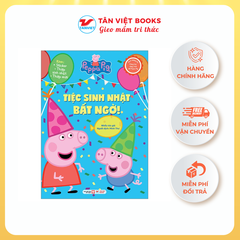 Sách tương tác - Cùng học cùng chơi với Peppa Pig: Cuốn 2 - Tiệc sinh nhật bất ngờ