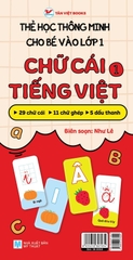 Thẻ Học Thông Minh Cho Bé Vào Lớp 1: Chữ Cái Tiếng Việt 1