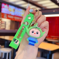 Móc Khóa labubu cosplay alien xanh lá - Dây móc dài : 10cm - Mô Hình Cao : 6cm - Nặng : 50gram - No Box : bọc túi OPP K76-T5-S5