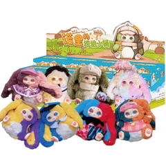 Hàng Chính Hãng - Blinbox babythree thỏ thị trấn noli blind box set 8 ngẫu nhiên - cao ~ 16cm - Nặng 500gram - Túi Mù - Hộp Màu