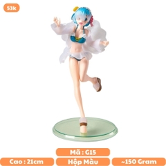 Mô Hình RE:ZERO Rem tóc xanh bikini dáng đứng siêu quyến rũ -  cao 21cm - rộng 11cm - nặng 130Gram - Figure RE:ZERO - Có Hộp màu - K19-T2-S5
