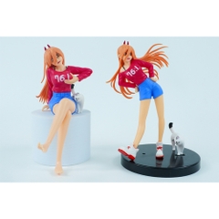 Mô Hình Chainsaw Man Power + mèo đi kèm siêu đẹp - cao 18cm nặng 120g - Figure Chainsaw Man - Có hộp màu - K60-T3-S1