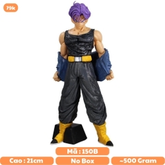 Mô Hình Dragon Ball Trunk tóc tím phanh áo siêu ngầu - cao 21cm - Figure Dragon Ball -K7-T2-S6 No box -
