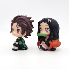 Mô hình đồ chơi - figure Demon Slayer Tanjirou chibi - Kimetsu No Yaiba - K2-T2-S2