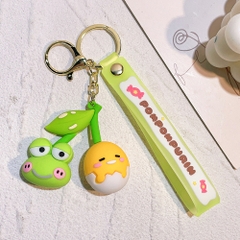 móc khóa ếch và vịt - Dây móc dài : 10cm - Mô Hình Cao : 6cm - Nặng : 50gram - No Box : bọc túi OPP K77-T7-S5