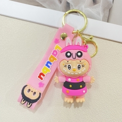 Móc Khóa labubu hồng - Dây móc dài : 10cm - Mô Hình Cao : 6cm - Nặng : 50gram - No Box : bọc túi OPP K76-T2-S6