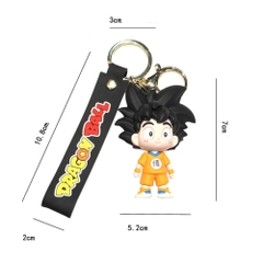Móc Khóa SonGoKu baby - Dây móc dài : 9.5cm - Mô Hình Cao : 7.6cm - Nặng : 50gram - No Box : bọc túi OPP K78-T4-S6