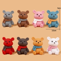 Mô hình bộ 8 gấu - cao 5cm - Nặng 300gram - Bọc Túi - No Box - K22-T3-S9