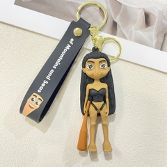 Móc Khóa tung tung sahur girl - Dây móc dài : 10cm - Mô Hình Cao : 9cm - Nặng : 50gram - No Box : bọc túi OPP K76-T5-S8