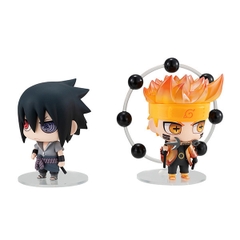 Mô hình Naruto Bộ 2 nhân vật Naruto - Sasuke - Cao 8-9cm - nặng 200gram - Figure Naruto - No Box - K3-T3-S1