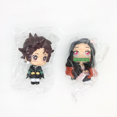 Mô hình đồ chơi - figure Demon Slayer Nezuko bản chibi - Kimetsu No Yaiba - No Box - K2-T2-S1