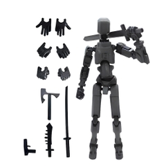 Bán 20 cái - Giá 7.5k 1 cái - Mô Hình Lắp Ghép Dummy 3D + nhiều vũ khí đi kèm  - Chiều Cao : 15cm Nặng : 100gram - No Box N1-T2