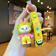 Móc Khóa labubu nâu nhạt - Dây móc dài : 10cm - Mô Hình Cao : 6cm - Nặng : 50gram - No Box : bọc túi OPP K76-T2-S5
