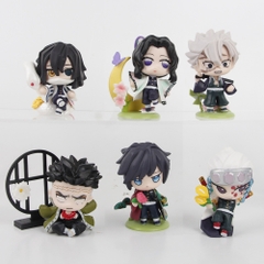 Mô hình Thanh Gươm Diệt Quỷ bộ 6 lưỡi quỷ - Cao 7-9cm - nặng 300gram  - Kimetsu No Yaiba - No Box - K2-T1-S5