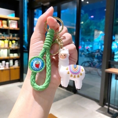 móc khóa cừu trắng xanh - Dây móc dài : 9.5cm - Mô Hình Cao : 6cm - Nặng : 50gram - No Box : bọc túi OPP - K77-T2-S1