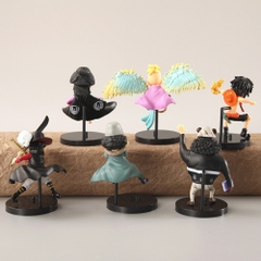Mô hình OnePiece Bộ 6 kuzan marco kuma ace Izo mihack - Cao 8-9cm - nặng 300gram- Figure OnePiece - No Box K24-T2-S7