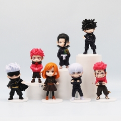 Mô Hình Jujutsu Kaisen bộ 7 chú thuật hồi chiến - Cao 10.5cm - nặng 200gram - No Box : bọc túi OPP - Figure anime Jujutsu Kaisen - K14-T3-S4