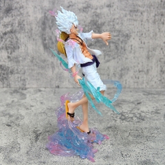 Mô Hình OnePiece Luffy gear 5 dáng đứng tay cầm sét Đế Trong - Cao 24cm - Nặng 400gram , Figure OnePiece - Full Box - (A-13)