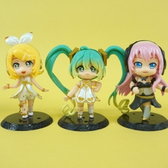 Mô Hình Hatsune Miku bộ 6 mô hình miku Bản C - Cao 9cm - nặng 300gram - Figure Miku - Bọc Túi - box màu - K32-T2-S2
