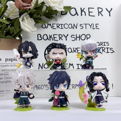 Mô hình Thanh Gươm Diệt Quỷ bộ 6 lưỡi quỷ - Cao 7-9cm - nặng 300gram  - Kimetsu No Yaiba - No Box - K2-T1-S5